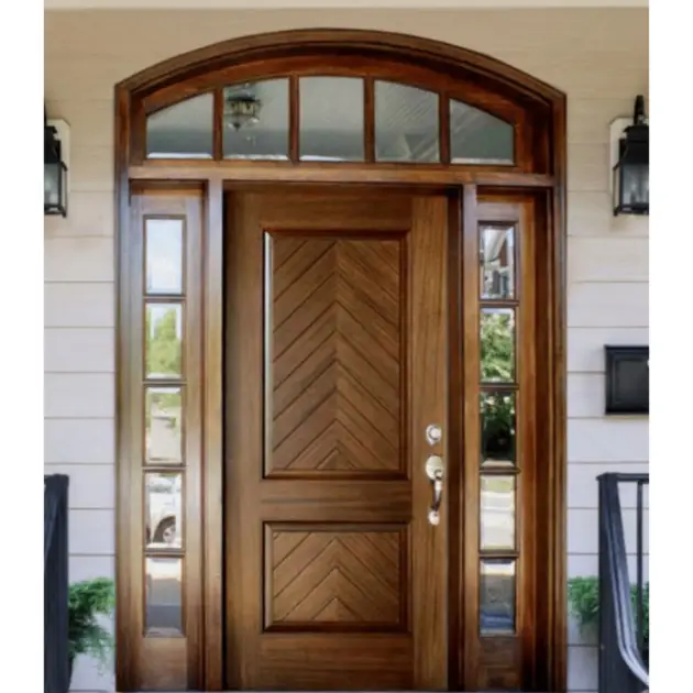 Chevron Panelled Door